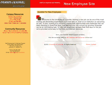 Tablet Screenshot of newemployee.louisville.edu