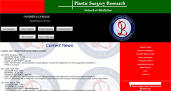Desktop Screenshot of plasticsurgeryresearch.louisville.edu