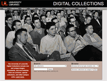 Tablet Screenshot of digital.library.louisville.edu